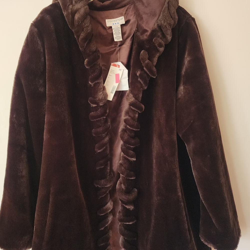 Covington Faux Fur Vintage Jacket